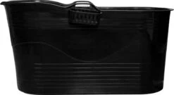 LIFEBATH - Zitbad Mira - Bath Bucket XL - 400L - Ligbad 122 Cm - Zwart -Thuis Badkamer 1200x655 3