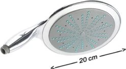 Merkloos Grote Douchekop - 18cm - Douchekop - Extra Grote Douchekop -Thuis Badkamer 1200x662