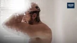 GROHE Grohtherm-1000 Performance Renovatieset - Met Thermostaatkraan, Koppelingen, Glijstang En Hoofddouche - CoolTouch - Chroom -Thuis Badkamer 1200x675 16