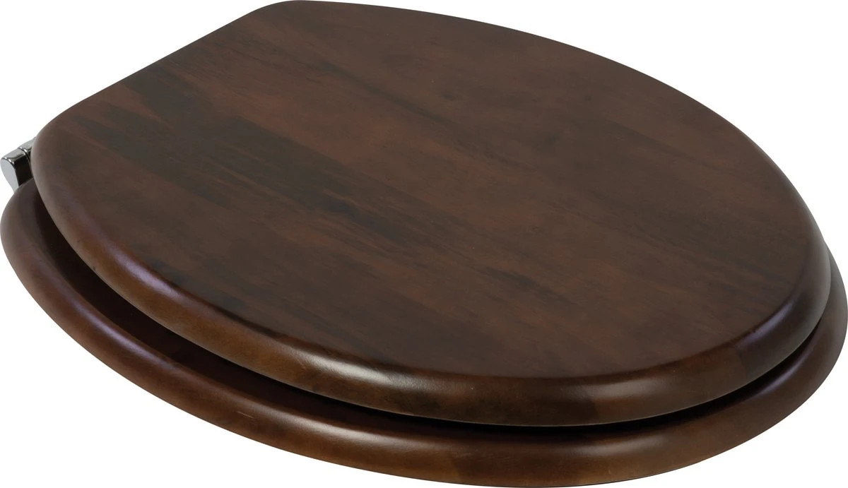 Plieger Classic Toiletbril – Wc Bril Massief Hout Noten – Wc Brillen Met Deksel – Met Bevestigingsset 3 Plieger Classic Toiletbril – Wc Bril Massief Hout Noten – Wc Brillen Met Deksel – Met Bevestigingsset