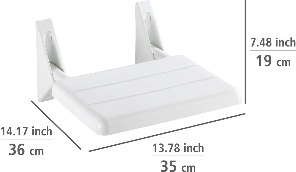 WENKO Douchezitje Secura Opklapbaar - Douchestoel 5 WENKO Douchezitje Secura Opklapbaar - Douchestoel - Afbeelding 3