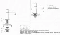 Aloni - KLEINE ! Koudwaterkraan 1/2 Mat Zwart -Thuis Badkamer 1200x708 1