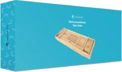 IMoshion Badplank Voor In Bad - Dienblad Inclusief Pootjes - Tablet Houder - Badrek Uitschuifbaar 75 Tot 110 Cm - Zwart -Thuis Badkamer 1200x716 1