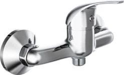 SCHÜTTE Athos Plus Douchekraan - Mengkraan - 150 Mm Hartafstand - Chroom