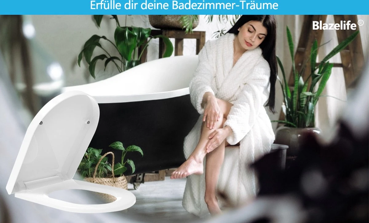 Blazelife Wc Bril - Wc Bril Softclose Van Duurzaam Ureumformaldehyde - Lonely Day - Toiletdeksel Universeel - Afneembaar - Antibacterieel - D-vorm 12 Blazelife Wc Bril - Wc Bril Softclose Van Duurzaam Ureumformaldehyde - Lonely Day - Toiletdeksel Universeel - Afneembaar - Antibacterieel - D-vorm - Afbeelding 10