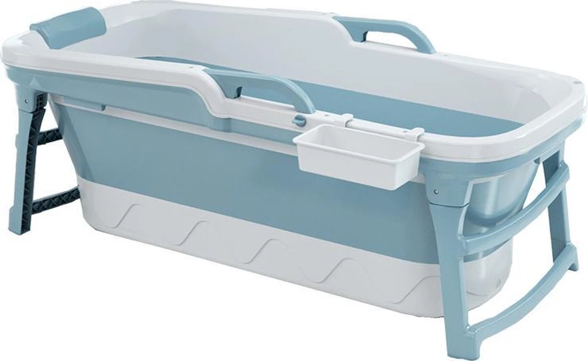 Foresta Opvouwbaar Bad Voor Volwassenen - 150cm - Bath Bucket - Blauw 3 Foresta Opvouwbaar Bad Voor Volwassenen - 150cm - Bath Bucket - Blauw