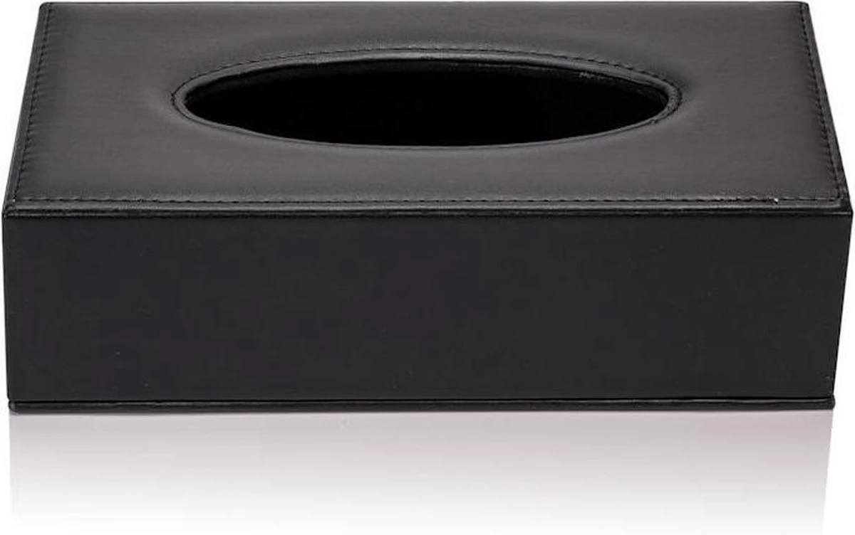 Merkloos Decopatent® Tissue Box Kunstleer - Tissues Tissuedoos - Luxe Doos Voor Servetten - Zakdoekjeshouder - Tissue Box Houder - Zwart 8 Merkloos Decopatent® Tissue Box Kunstleer - Tissues Tissuedoos - Luxe Doos Voor Servetten - Zakdoekjeshouder - Tissue Box Houder - Zwart - Afbeelding 6