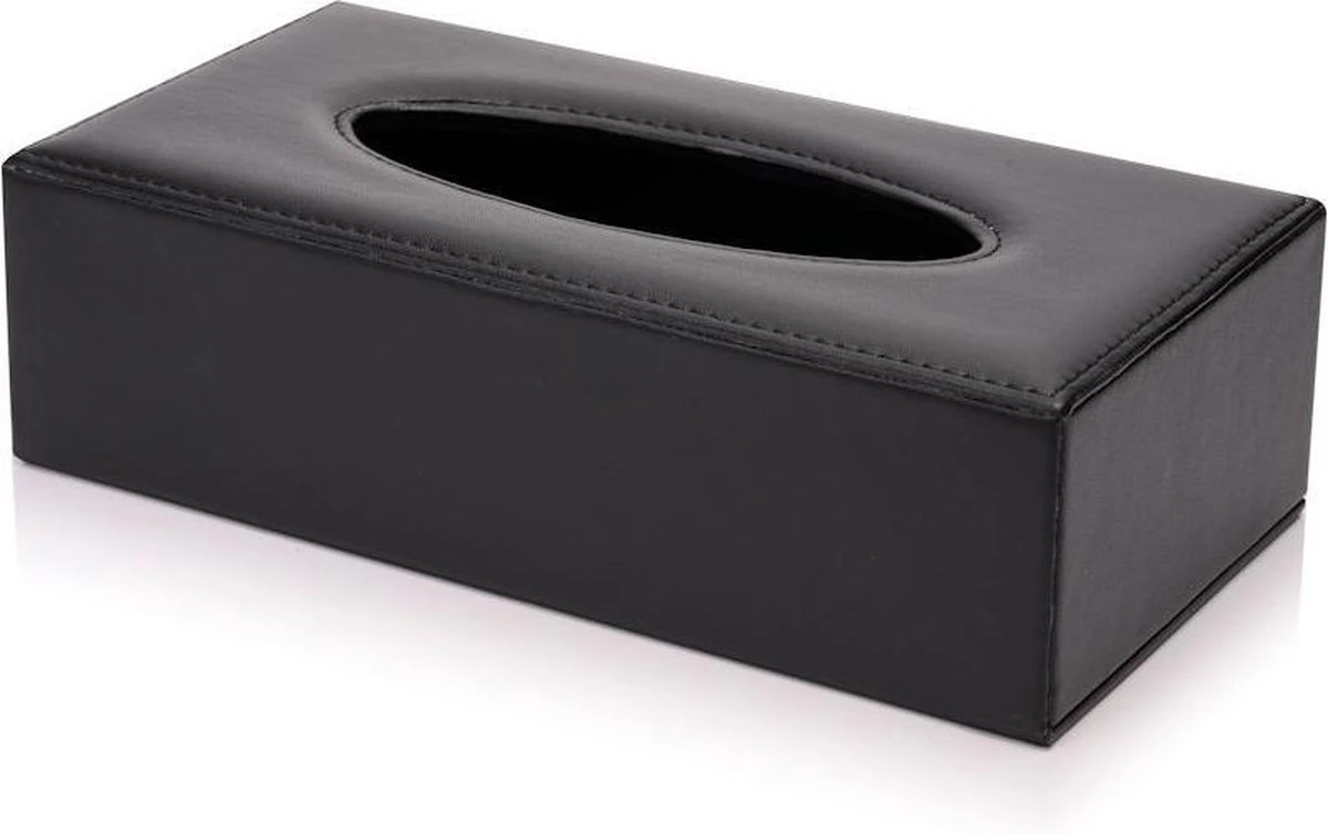 Merkloos Decopatent® Tissue Box Kunstleer - Tissues Tissuedoos - Luxe Doos Voor Servetten - Zakdoekjeshouder - Tissue Box Houder - Zwart 7 Merkloos Decopatent® Tissue Box Kunstleer - Tissues Tissuedoos - Luxe Doos Voor Servetten - Zakdoekjeshouder - Tissue Box Houder - Zwart - Afbeelding 5