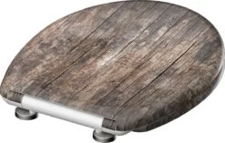 SCHÜTTE WC-Bril 82368 OLD WOOD - Duroplast - Soft Close - Afklikbaar - RVS-Scharnieren - Decor - 3-zijdige Print 17 SCHÜTTE WC-Bril 82368 OLD WOOD - Duroplast - Soft Close - Afklikbaar - RVS-Scharnieren - Decor - 3-zijdige Print -Thuis Badkamer 1200x761 4