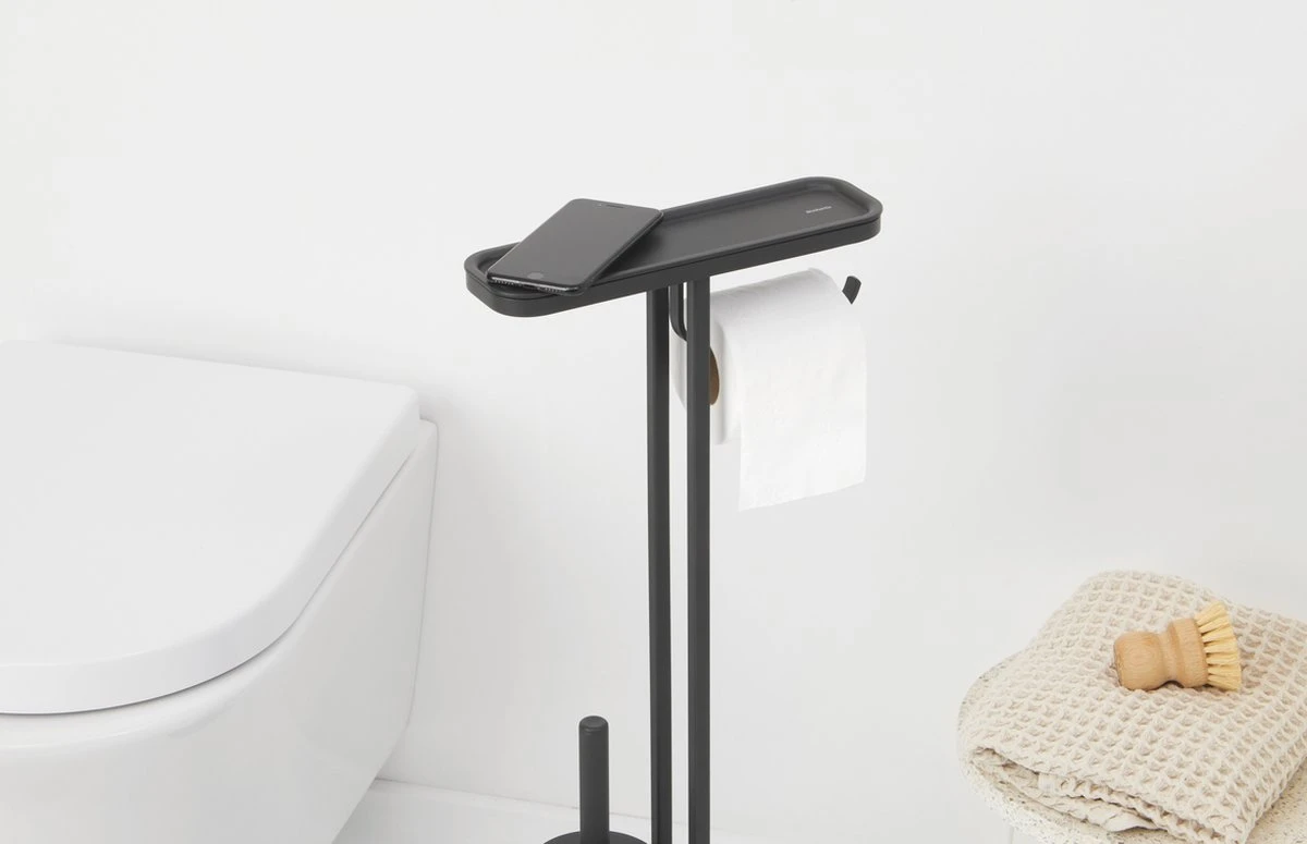 Brabantia MindSet Toiletbutler - Mineral Infinite Grey 8 Brabantia MindSet Toiletbutler - Mineral Infinite Grey - Afbeelding 6