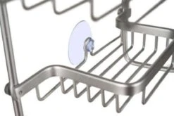 Recalma Doucherek 3 Laags - Monteren Zonder Boren - Zilver - Zuignap - Ook Voor Grote Flessen - Opbergrek Douche - 3 Etages -Thuis Badkamer 1200x800 14