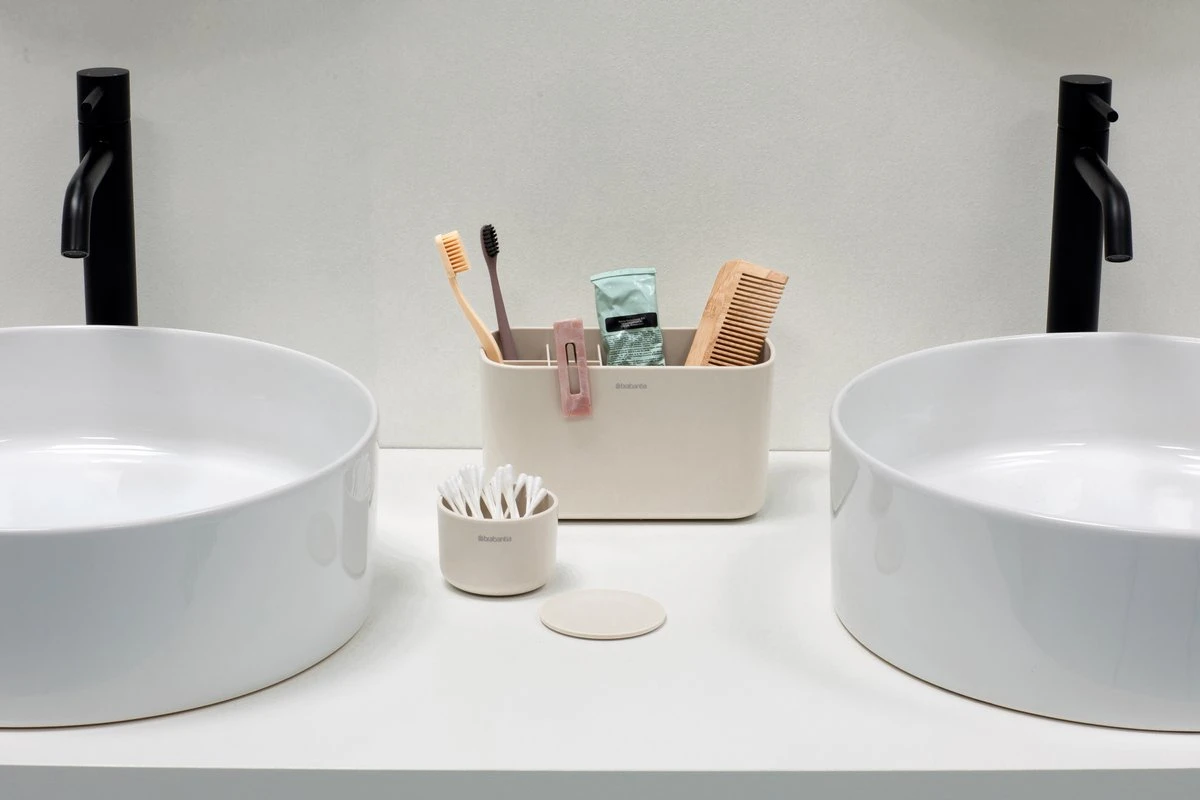 Brabantia ReNew Tandenborstelhouder - 11 X 19,6 X 9,9 Cm - Soft Beige 11 Brabantia ReNew Tandenborstelhouder - 11 X 19,6 X 9,9 Cm - Soft Beige - Afbeelding 9