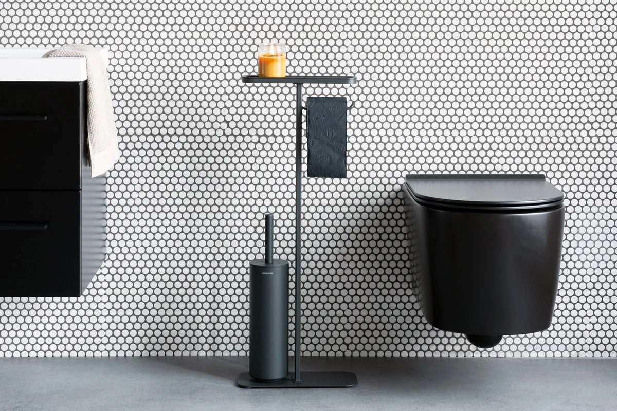 Brabantia MindSet Toiletbutler - Mineral Infinite Grey 14 Brabantia MindSet Toiletbutler - Mineral Infinite Grey - Afbeelding 12