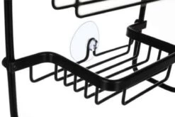 Recalma Doucherek 3 Laags - Monteren Zonder Boren - Zwart - Zuignap - Ook Voor Grote Flessen - Opbergrek Douche - 3 Etages 13 Recalma Doucherek 3 Laags - Monteren Zonder Boren - Zwart - Zuignap - Ook Voor Grote Flessen - Opbergrek Douche - 3 Etages -Thuis Badkamer 1200x802 2