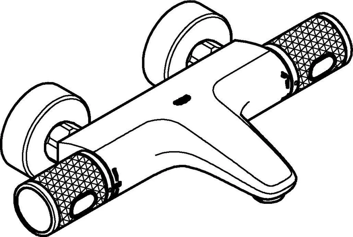 GROHE Grohtherm 1000 Performance Thermostatische Badkraan - 15cm - Met Koppelingen - Chroom - 34779000 13 GROHE Grohtherm 1000 Performance Thermostatische Badkraan - 15cm - Met Koppelingen - Chroom - 34779000 - Afbeelding 11
