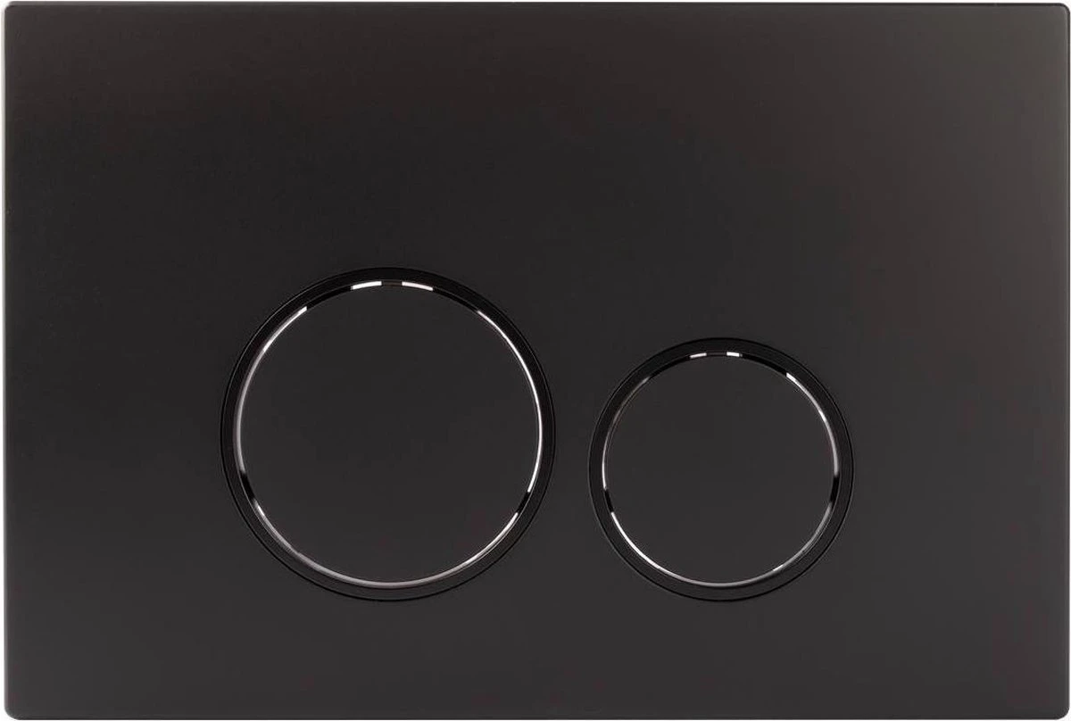 Bedieningsplaat StarBlueDisc Doppio 35 TBV Geberit UP100 UP320 UP300 UP700 UP720 Mat Zwart 7 Bedieningsplaat StarBlueDisc Doppio 35 TBV Geberit UP100 UP320 UP300 UP700 UP720 Mat Zwart - Afbeelding 5