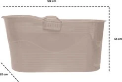 LIFEBATH - Zitbad Mira - Bath Bucket XL - 400L - Ligbad 122 Cm - Costa Rica Sand 11 LIFEBATH - Zitbad Mira - Bath Bucket XL - 400L - Ligbad 122 Cm - Costa Rica Sand -Thuis Badkamer 1200x811 2
