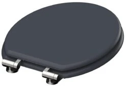 SCHÜTTE WC-Bril 80104 SPIRIT ANTHRAZIT - MDF-Hout - Soft Close - Verchroomde Scharnieren - Gelakt - Gesatineerd Antraciet -Thuis Badkamer 1200x815 1