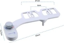 Bidet Handdouche Toilet Sproeier Shattaf Sprayer WC Papier Besparend - Enkel Spray Koud Water - Badkamer Accessoires - Freshole® 17 Bidet Handdouche Toilet Sproeier Shattaf Sprayer WC Papier Besparend - Enkel Spray Koud Water - Badkamer Accessoires - Freshole® -Thuis Badkamer 1200x819 1