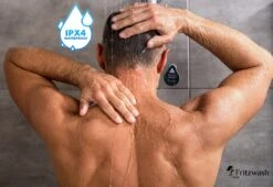 FritzTimer© Douchetimer | Douche Klok | 5 Minuten | Wekker | Showertimer -Thuis Badkamer 1200x827