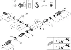 GROHE QuickFix Precision Feel Thermostatische Douchekraan - EcoJoy - CoolTouch - Incl. Koppelingen - 15 Cm - 34790000 -Thuis Badkamer 1200x836 2