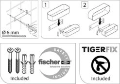 Tiger 2-Store - Wandrekje / Douchemandje - 25 Cm - Zwart 30 Tiger 2-Store - Wandrekje / Douchemandje - 25 Cm - Zwart -Thuis Badkamer 1200x836 3
