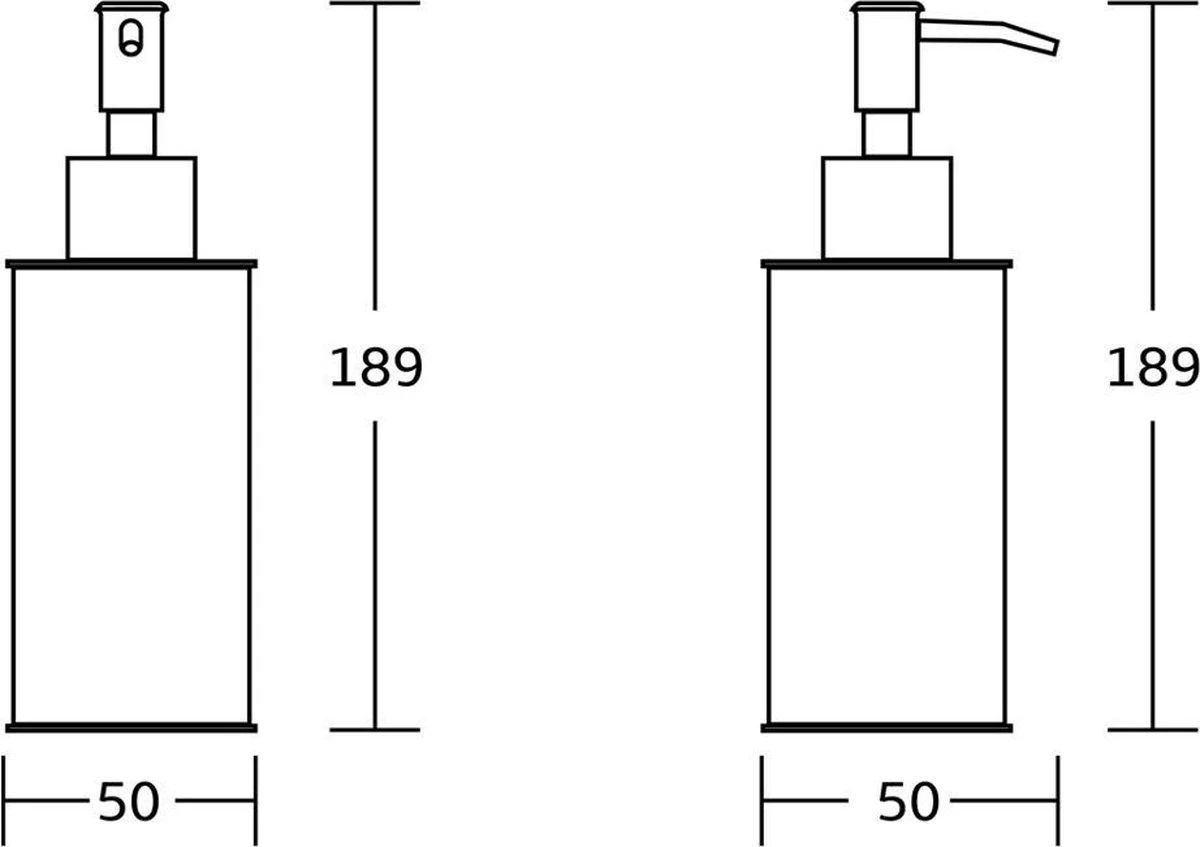 VDN Stainless Zeeppompje - Zeepdispenser - Zeeppompje Vrijstaand - Zwart - Vierkant - RVS 10 VDN Stainless Zeeppompje - Zeepdispenser - Zeeppompje Vrijstaand - Zwart - Vierkant - RVS - Afbeelding 8