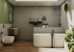 GROHE Essence New Wastafelkraan – Medium - Met Trekwaste - Hard Graphite Geborsteld (mat Antraciet) - 23462AL1 -Thuis Badkamer 1200x850 2