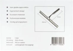 Aquafy Raamwisser RVS - Incl. Douchespons - Douchetrekker Voor Badkamer - Raamwisser Douche - Douchewisser RVS - Luxe Trekker Met Ophanghaak 20 Aquafy Raamwisser RVS - Incl. Douchespons - Douchetrekker Voor Badkamer - Raamwisser Douche - Douchewisser RVS - Luxe Trekker Met Ophanghaak -Thuis Badkamer 1200x852 1