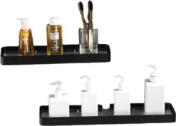 Planchet 45cm | Zwart | Badkamerplank | RVS | Metaal | Wastafel Glas | Zwevend | Wandplank Badkamer | Wastafel | Toilet | Wc | Hangende Plank | Hangend | Sanitair 9 Planchet 45cm | Zwart | Badkamerplank | RVS | Metaal | Wastafel Glas | Zwevend | Wandplank Badkamer | Wastafel | Toilet | Wc | Hangende Plank | Hangend | Sanitair -Thuis Badkamer 1200x859