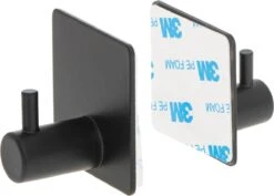 Toiletrolhouder - Wc Rol Houder Met Plankje - Inclusief Haakje - RVS - Waterbestendig - Zwart - Rheme -Thuis Badkamer 1200x860