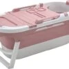 Vonia Opvouwbaar Bad - Zitbad - Bath Bucket - 140 Cm Lang - Inklapbaar Bad - Incl. Badkussen - Roze -Thuis Badkamer 1200x862 1