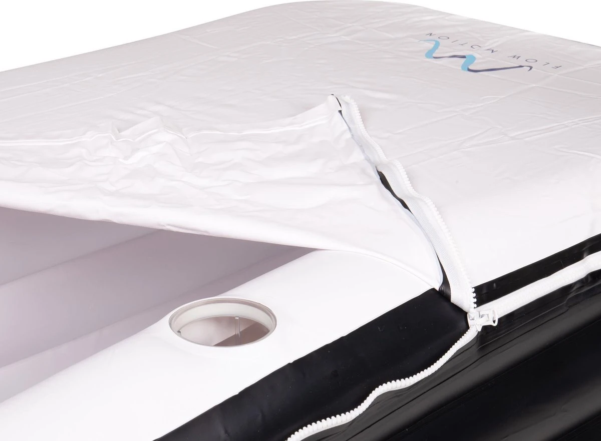 FlowMotion Opblaasbaar Ligbad Met Afdekhoes - Inclusief Pomp En Opbergtas - Ligbad - Zitbad - Zwembad - Opblaasbare Badkuip - Opblaas Bad - Bathtub - Jacuzzi - Opvouwbaar Bad - Badkuip 12 FlowMotion Opblaasbaar Ligbad Met Afdekhoes - Inclusief Pomp En Opbergtas - Ligbad - Zitbad - Zwembad - Opblaasbare Badkuip - Opblaas Bad - Bathtub - Jacuzzi - Opvouwbaar Bad - Badkuip - Afbeelding 10