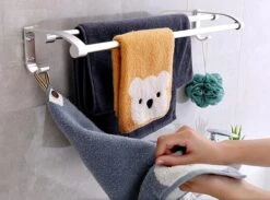 Merkloos Decopatent® Dubbele Handdoekrek - Handdoekhouder 2 Haken - Badkamer - Keuken - Zonder Boren - Handdoekenstang - Handdoekenrek 17 Merkloos Decopatent® Dubbele Handdoekrek - Handdoekhouder 2 Haken - Badkamer - Keuken - Zonder Boren - Handdoekenstang - Handdoekenrek -Thuis Badkamer 1200x888 1