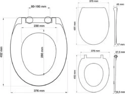 Tiger Ventura - Toiletbril - WC Bril - Duroplast - Zwart -Thuis Badkamer 1200x899 29