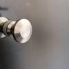 Luxe RVS Douchedeur Knop - Deurknopgarnituur – Douchedeur Handvat / Douchedeurknop / Deurknop RVS / Zilverkleur Type Elegant