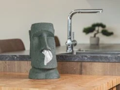 Rotary Hero® Moai - Tissue Box Houder Voor Zakdoeken Tissue Dispenser Cosmeticadoekjesbox - Voor Keuken Badkamer Slaapkamer - Rechthoekig - 18x19x31.5 Cm -Thuis Badkamer 1200x900 32