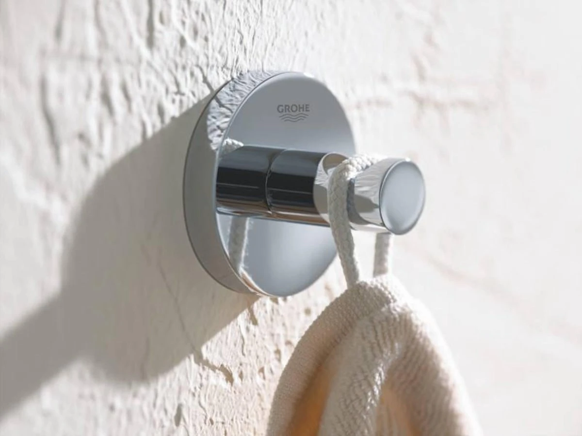 GROHE Essentials Accessoireset - Toiletrolhouder - Toiletborstelset - Haak 8 GROHE Essentials Accessoireset - Toiletrolhouder - Toiletborstelset - Haak - Afbeelding 6