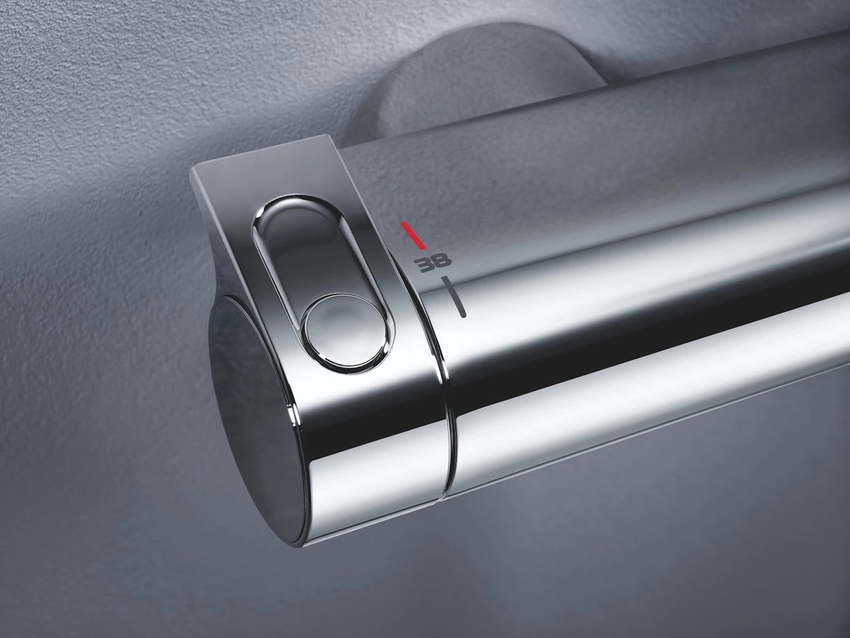 GROHE Grohtherm 2000 New Thermostatische Douchekraan - EcoJoy® - CoolTouch - 15 Cm - Chroom - 34169001 8 GROHE Grohtherm 2000 New Thermostatische Douchekraan - EcoJoy® - CoolTouch - 15 Cm - Chroom - 34169001 - Afbeelding 6