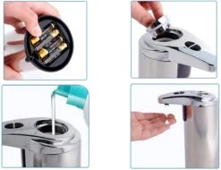Merkloos Automatische Foam Dispenser - Schuim - Zeep - Vloeistofdispenser - Hygiëne - Bewegingssensor - Schuimzeep Dispenser - Zeeppompje -Thuis Badkamer 1200x921