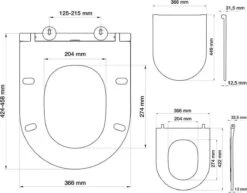 Tiger Elvas - Toiletbril - WC Bril - Duroplast - Wit -Thuis Badkamer 1200x936 8