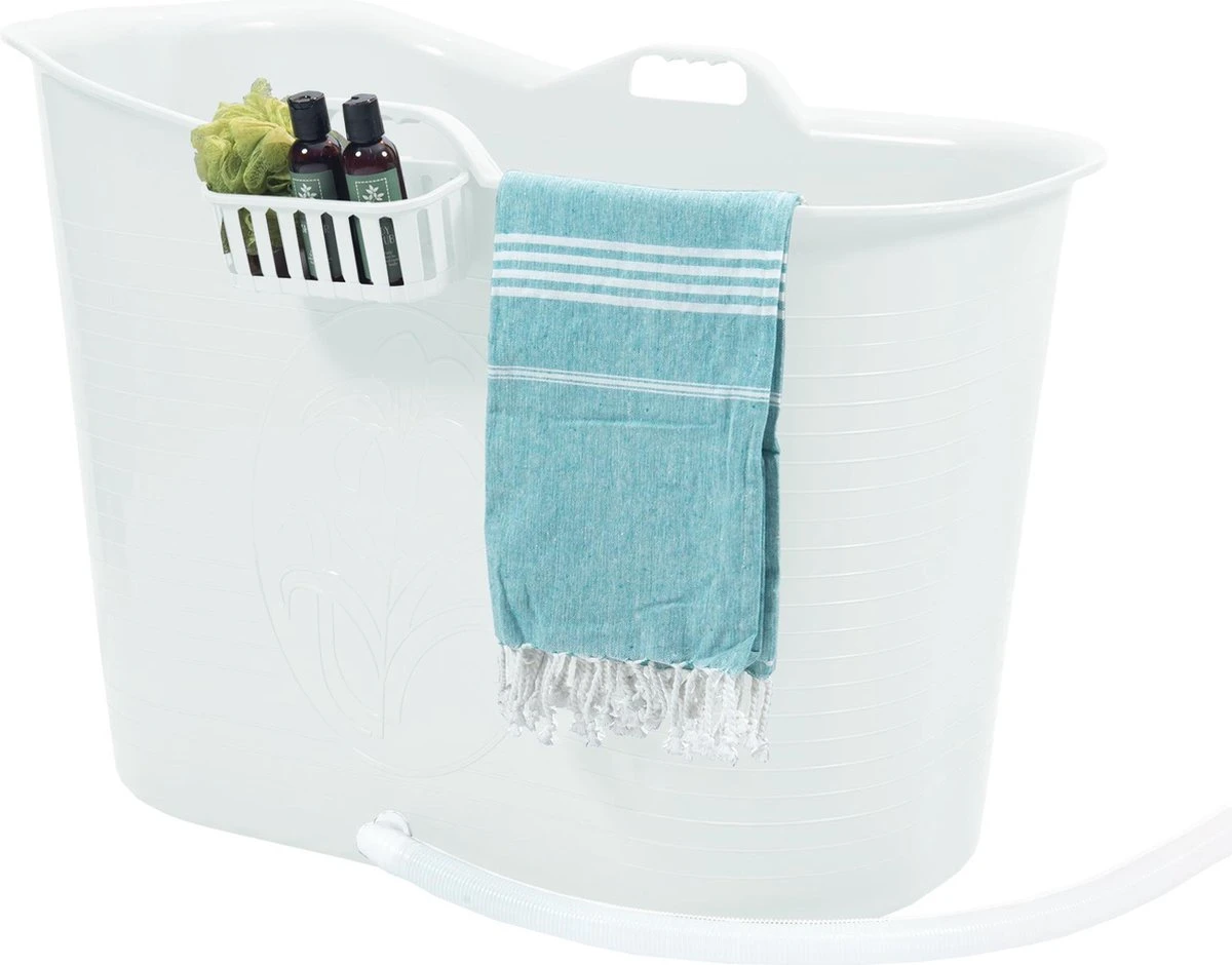 Zitbad Voor Volwassenen - Bath Bucket - Wit - 200L 3 Zitbad Voor Volwassenen - Bath Bucket - Wit - 200L