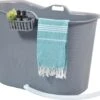 Zitbad Voor Volwassenen - Bath Bucket - Grijs - 200L 2 Zitbad Voor Volwassenen - Bath Bucket - Grijs - 200L -Thuis Badkamer 1200x944