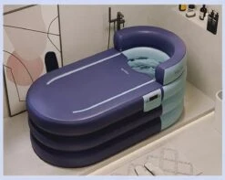 Opblaasbaar Bad - Oranje Ligbad - Zitbad Volwassenen - Ijsbad - Badkuip - Opblaasbad - Opvouwbaar Bad - Opblaas Bad -Thuis Badkamer 1200x957 3