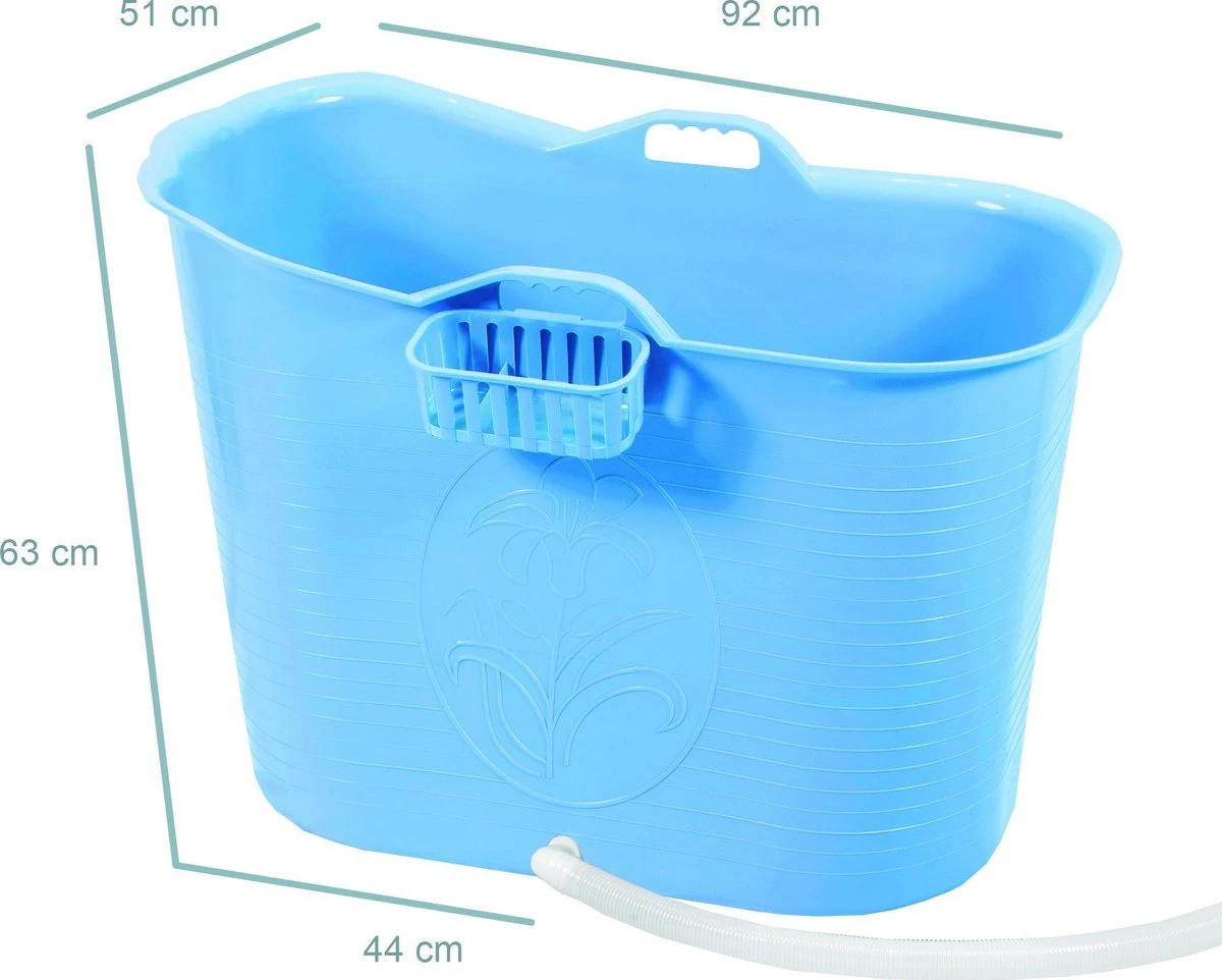 Zitbad Voor Volwassenen - Bath Bucket - Blauw - 200L 9 Zitbad Voor Volwassenen - Bath Bucket - Blauw - 200L - Afbeelding 7