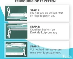 Vonia Opvouwbaar Bad - Zitbad - Bath Bucket - 140 Cm Lang - Inklapbaar Bad - Incl. Badkussen - Roze -Thuis Badkamer 1200x965 1