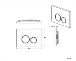 Bedieningsplaat StarBlueDisc Doppio 35 TBV Geberit UP100 UP320 UP300 UP700 UP720 Mat Zwart 12 Bedieningsplaat StarBlueDisc Doppio 35 TBV Geberit UP100 UP320 UP300 UP700 UP720 Mat Zwart -Thuis Badkamer 1200x965 3