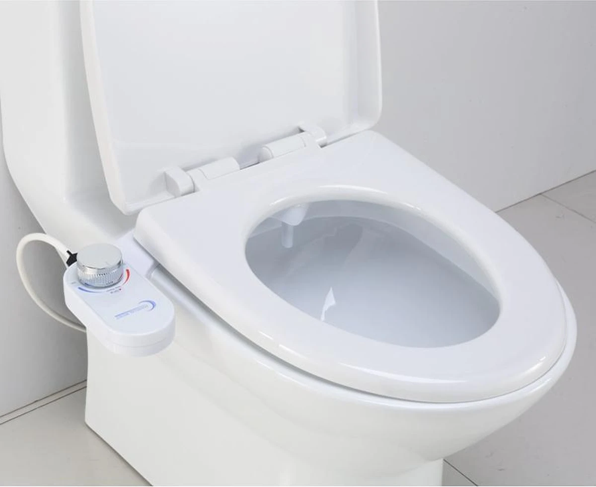 Bidet Handdouche Toilet Sproeier Shattaf Sprayer WC Papier Besparend - Enkel Spray Koud Water - Badkamer Accessoires - Freshole® 4 Bidet Handdouche Toilet Sproeier Shattaf Sprayer WC Papier Besparend - Enkel Spray Koud Water - Badkamer Accessoires - Freshole® - Afbeelding 2
