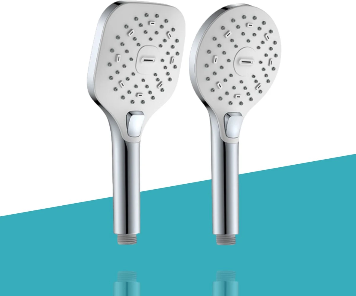 BADO Douchekop Met Slang - Handdouche - Douchekop - Waterbesparend - Doucheslang - Chroom 6 BADO Douchekop Met Slang - Handdouche - Douchekop - Waterbesparend - Doucheslang - Chroom - Afbeelding 5