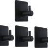 Merkloos Roestvrijstalen Handdoekhaakjes | 3M™ Zelfklevend | 4 Stuks | Mat Zwart | Wandhaak | Ophanghaken | Plakhaakjes | Haakjes | Badkamer | Keuken | RVS 2 Merkloos Roestvrijstalen Handdoekhaakjes | 3M™ Zelfklevend | 4 Stuks | Mat Zwart | Wandhaak | Ophanghaken | Plakhaakjes | Haakjes | Badkamer | Keuken | RVS -Thuis Badkamer 1200x997 2